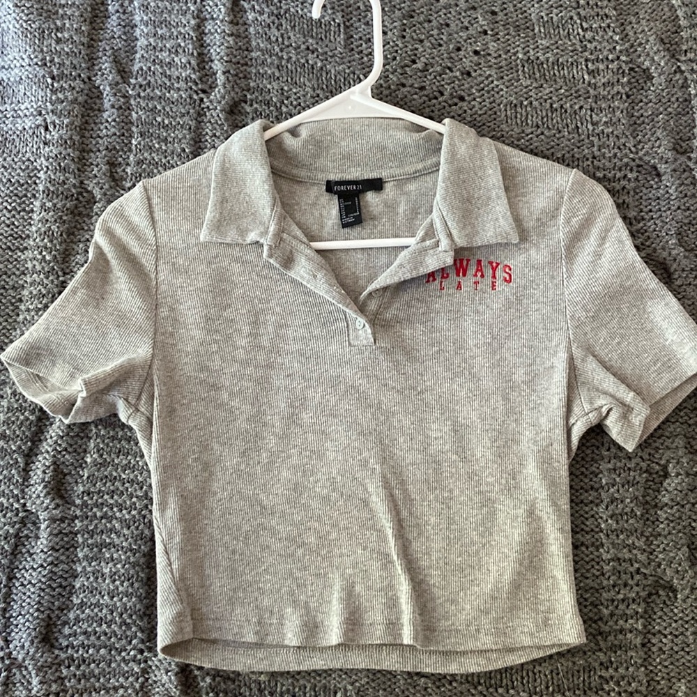 Large Forever 21 Crop Top